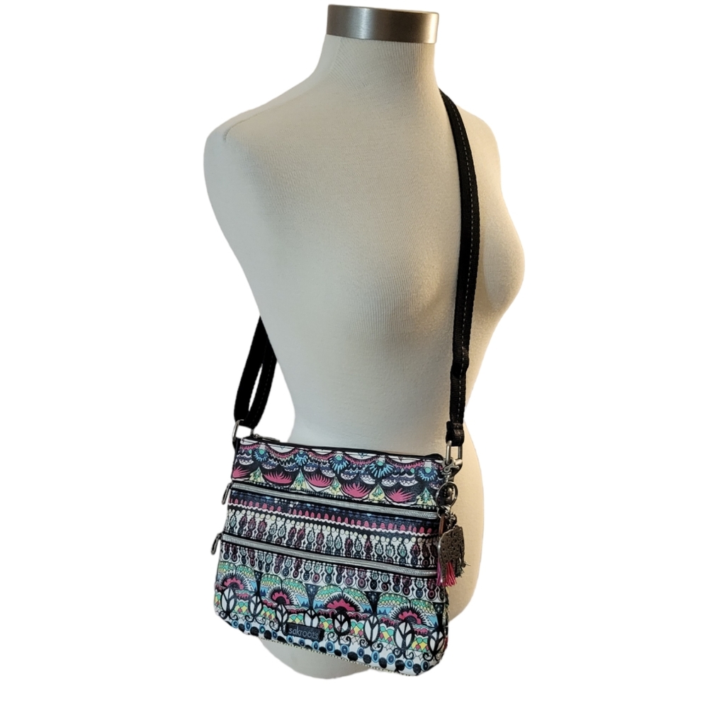 Sakroots Sequoia Crossbody Purse Boho Style